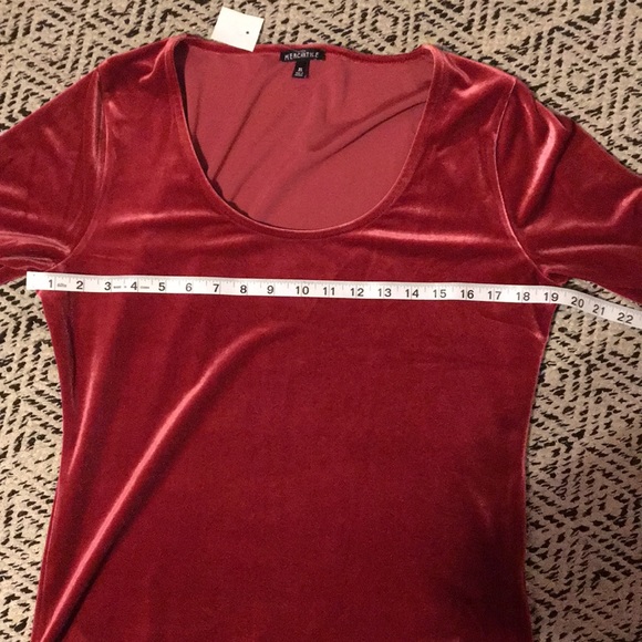 J. Crew Mercantile Velvet Bodysuit - Picture 8 of 8